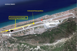 2015-02-02 Sky Express Greece Jetstream 41 runway excursion at Rhodos